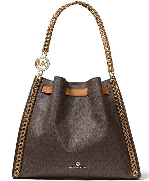 michael kors mina shoulder bag|mina large chain shoulder bag.